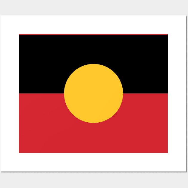 The Aboriginal Flag #6 Wall Art by SalahBlt